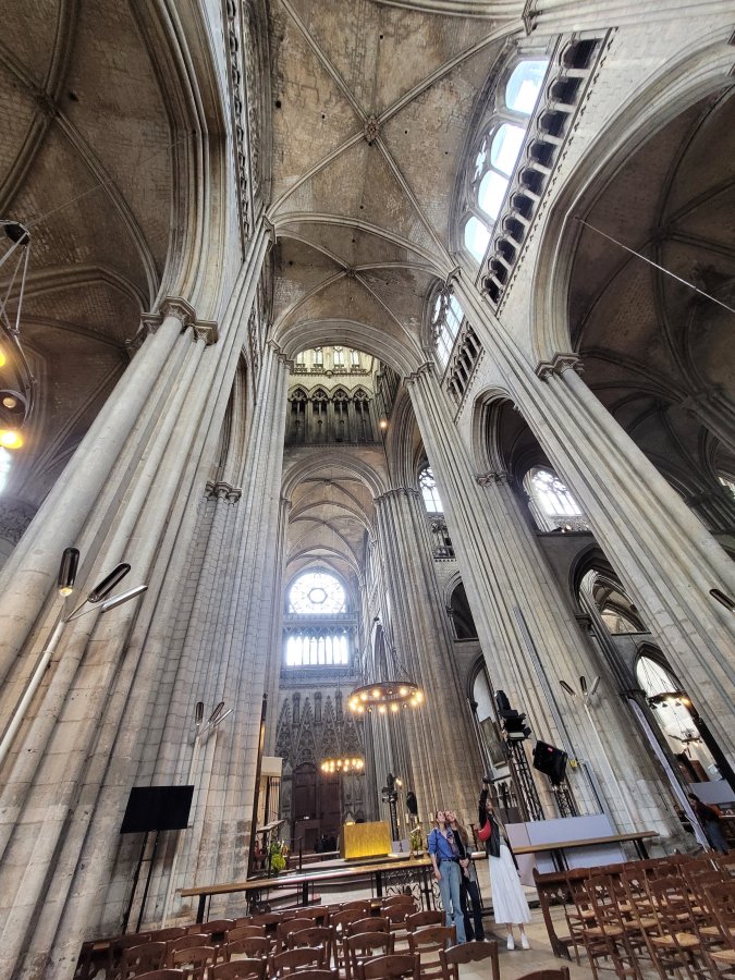 The Massive Scale of Rouen Cathedral, France