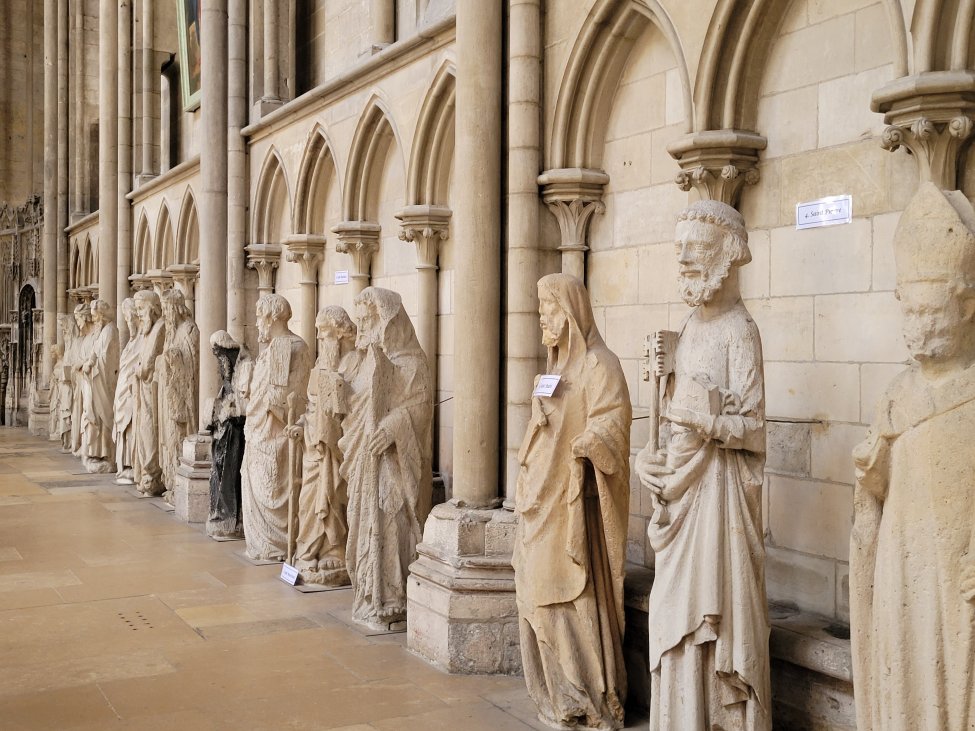 Saints' Statues, Rouen Cathedral, Normandy, France