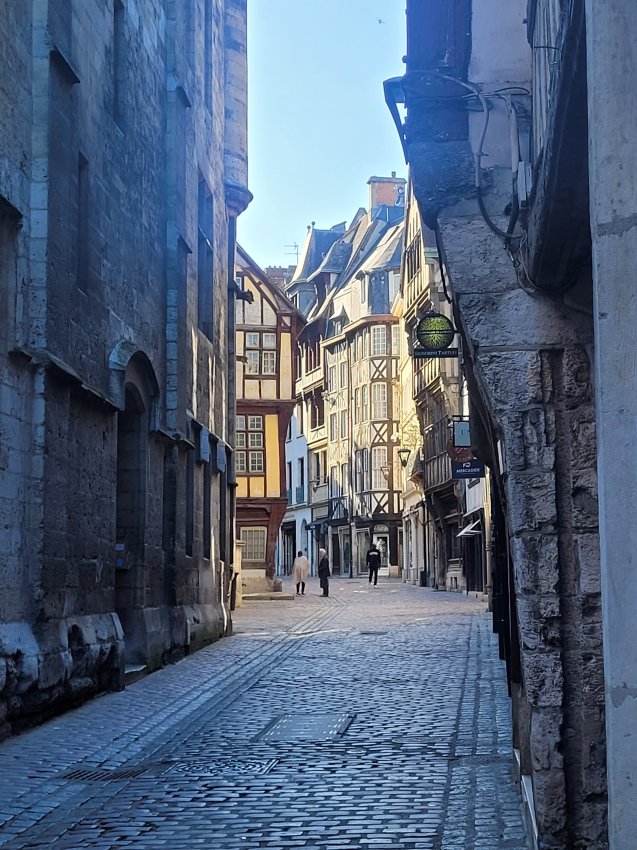Rue Saint-Romain, Rouen, Normandy, France