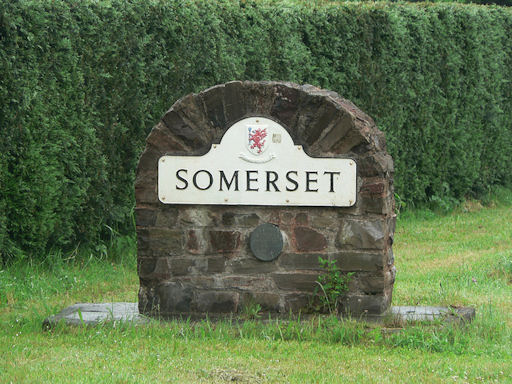 Somerset Road Sign