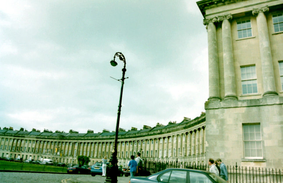 Another view of the Royal Crescent, Bath, Somerset