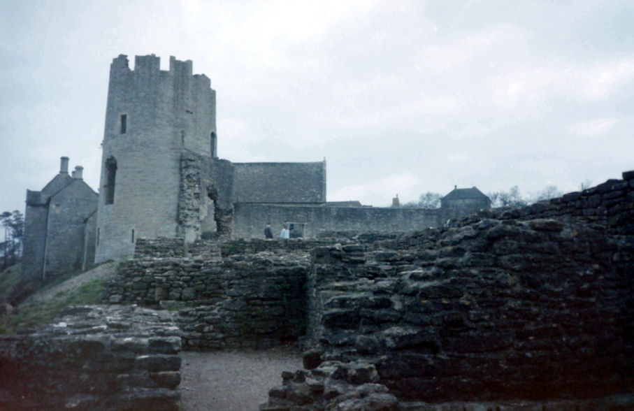 Inside Farleigh Hungerford Castle, Somerset