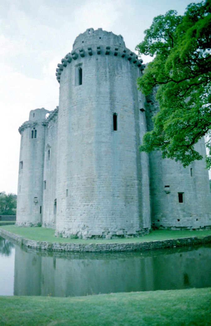 Towers of Nunney Castle, Somerset