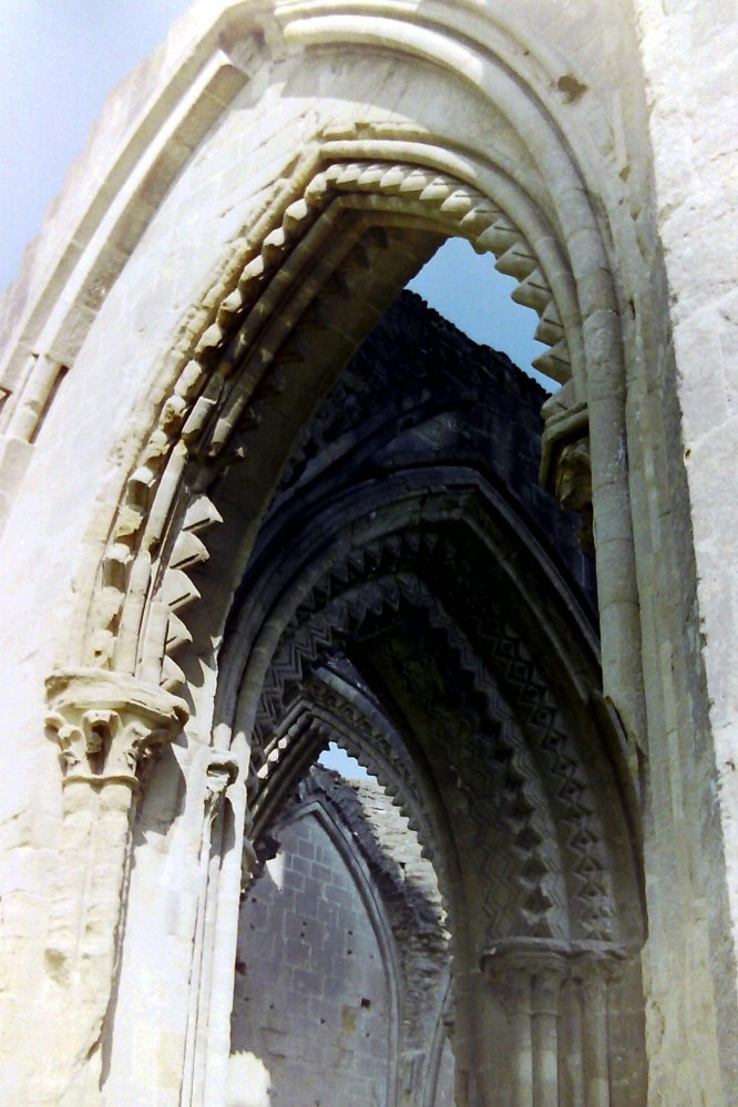 Archways at Glastonbury Abbey, Somerset