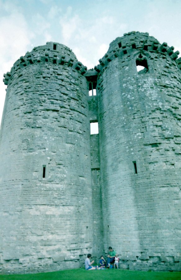 The Thin Wall, Nunney Castle, Somerset