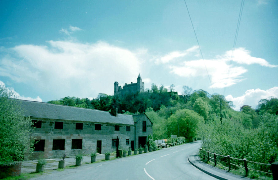 Alton Castle from the Valley, Staffordshire