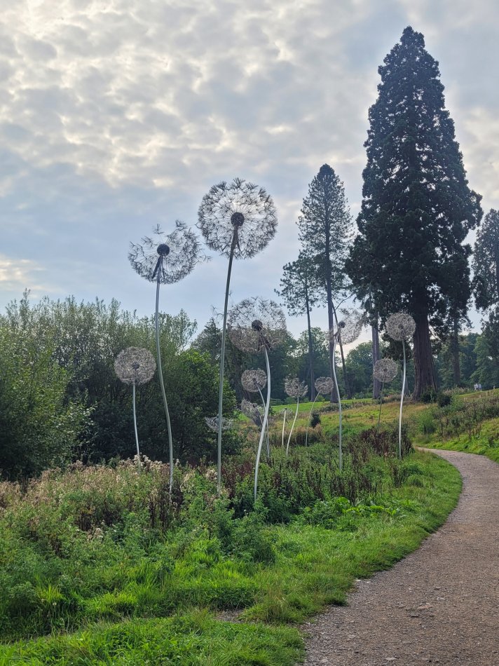 Dandelion Sculptures, Trentham Gardens, Staffordshire