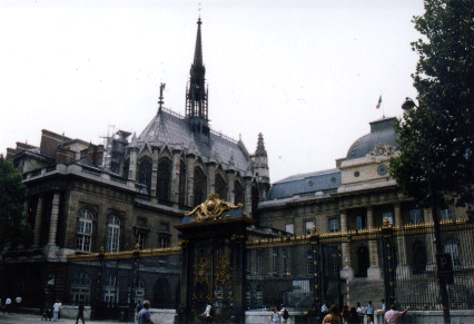 The Sainte-Chapelle, Paris, France
