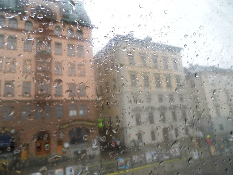 Rainy Day in Stockholm, Sweden