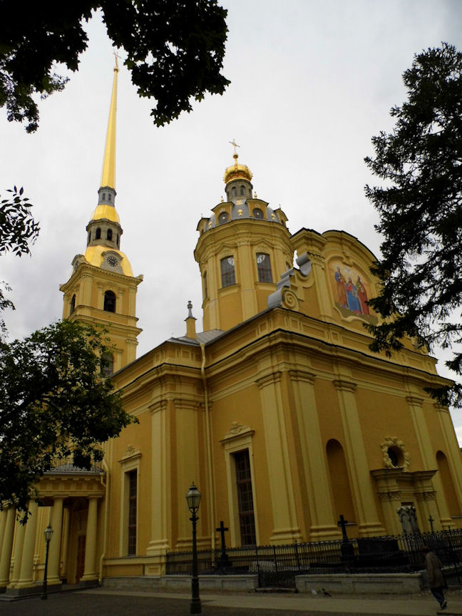 Another view of St. Peter and St. Paul Cathedral, St. Petersburg, Russia