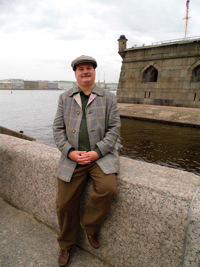 Andrew in the Peter and Paul Fortress, St. Petersburg, Russia