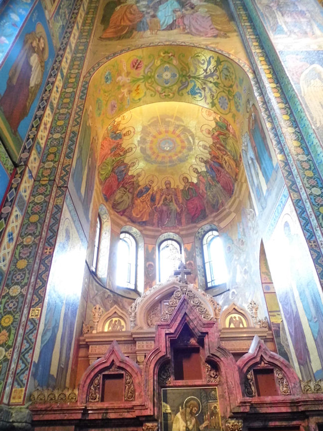 The Iconostasis, Cathedral on the Spilled Blood, St. Petersburg, Russia