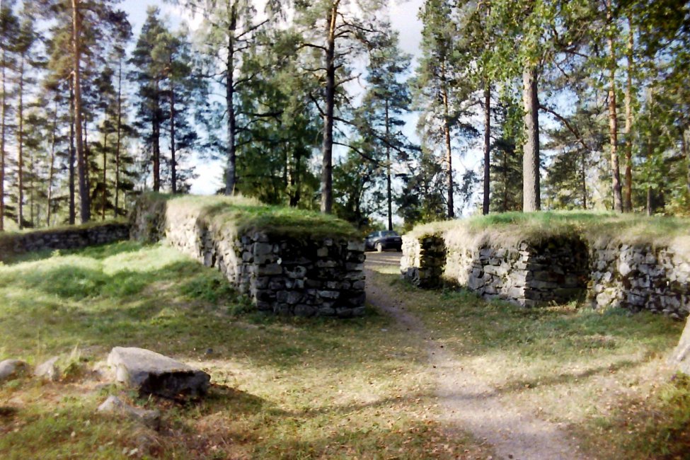 The remains of Brahelinna, Finland