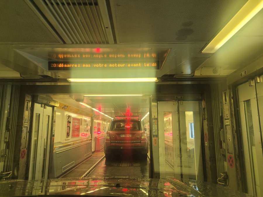 Aboard the Eurotunnel