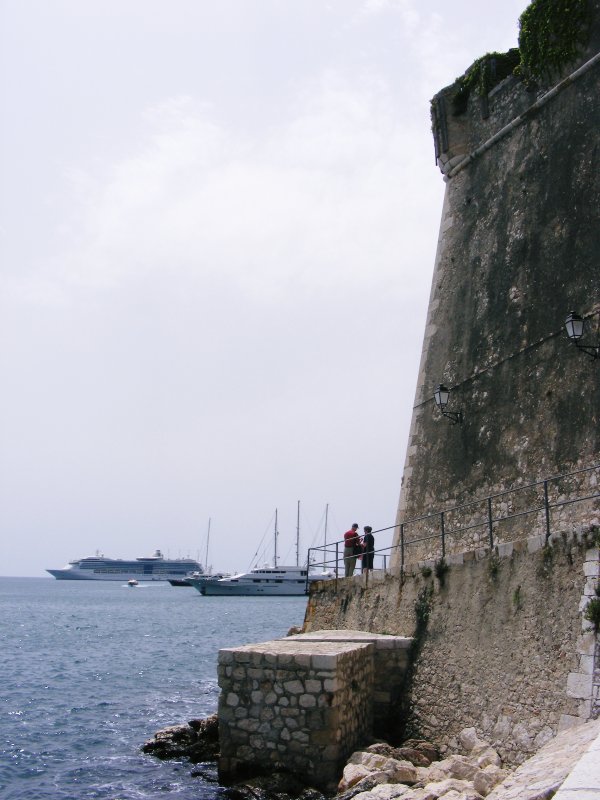 The Walls of Villefranche Citadel, C�te d'Azur, France