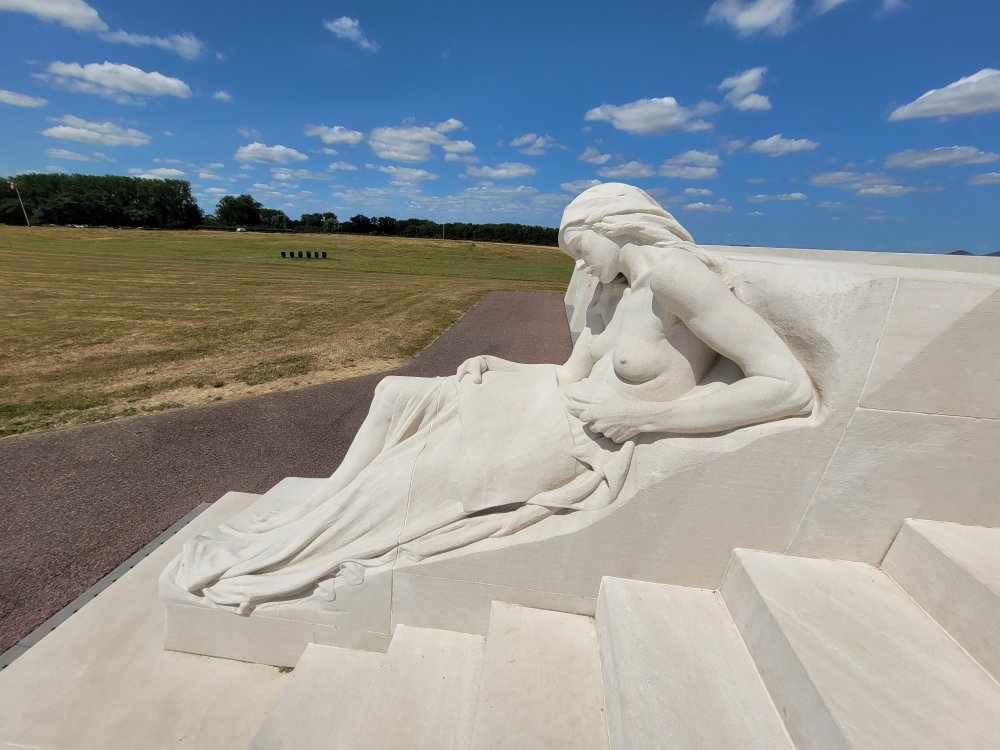 The Female Mourner, Vimy Ridge Memorial, France