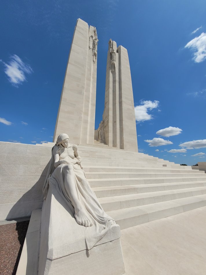 World War One Remembered, Vimy Ridge Memorial, France