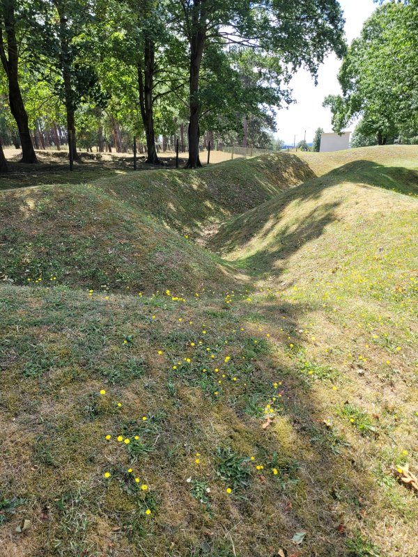Original World War 1 Trenches, Vimy Ridge, France