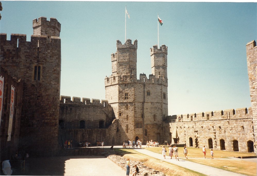 Caernarfon Castle, Caernarfonshire, Wales