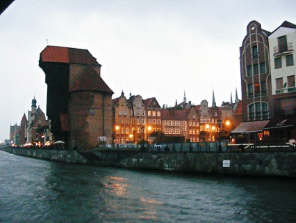 Arriving back at Gdańsk, Poland