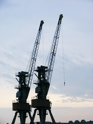 More Gdańsk Shipyard Cranes, Poland