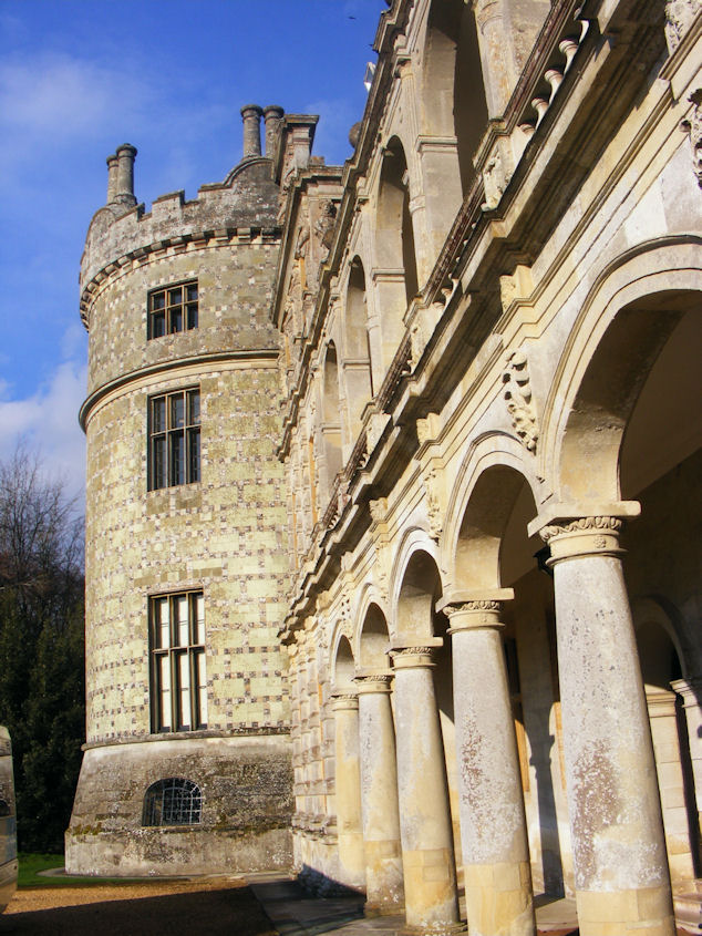 Colonade at Longford Castle, Wiltshire
