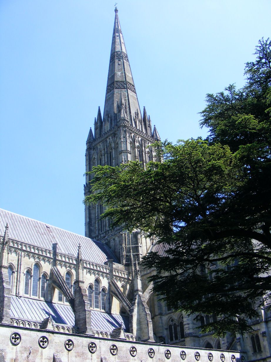 Spire of Salisbury Cathedral, Wiltshire