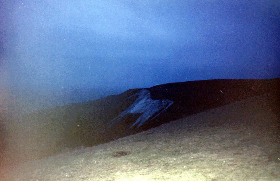 Westbury White Horse at Night, Wiltshire
