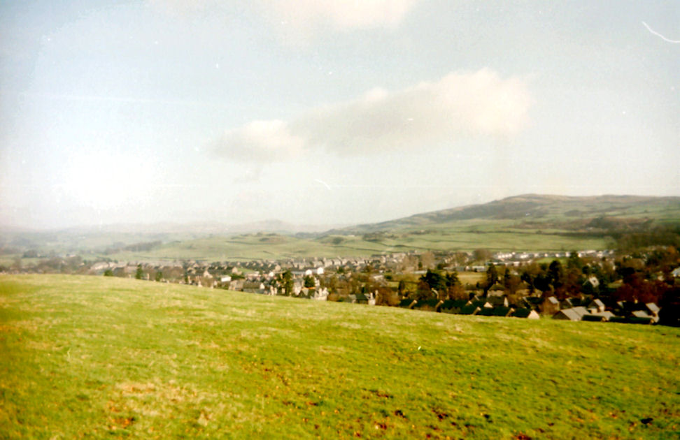 View over Kendal from the Castle, Westmorland
