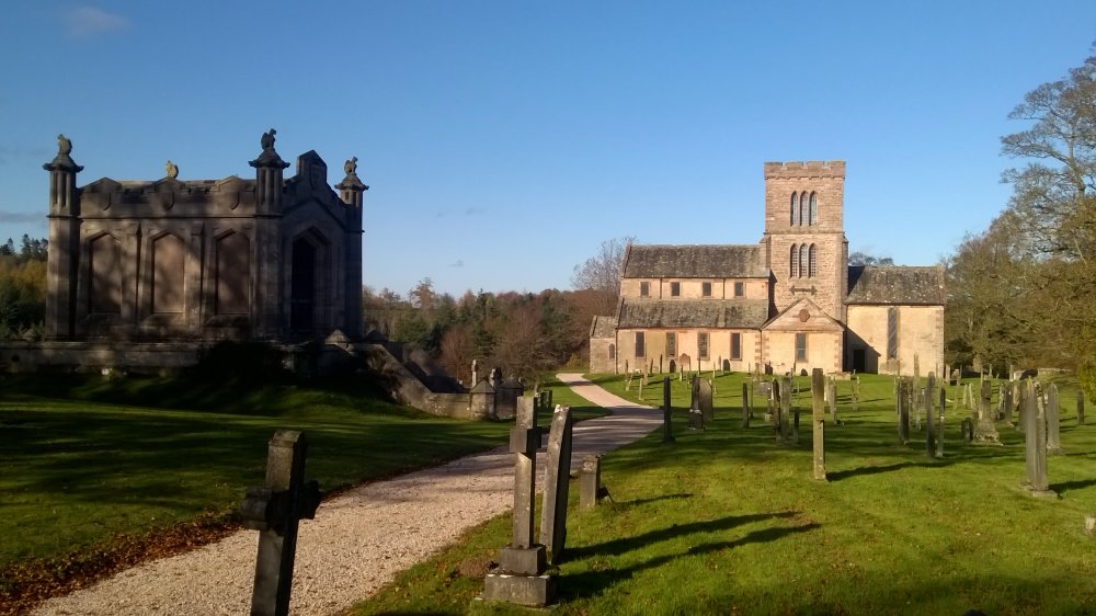 Lowther Church and the Lowther Mausoleum, Westmorland