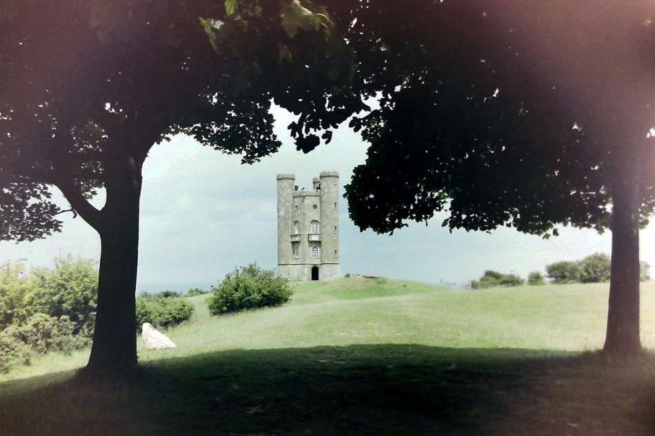 Broadway Tower glimpsed through the Trees, Worcestershire