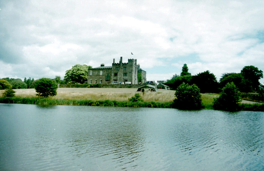 Ripley Castle across the Lake, West Riding of Yorkshire