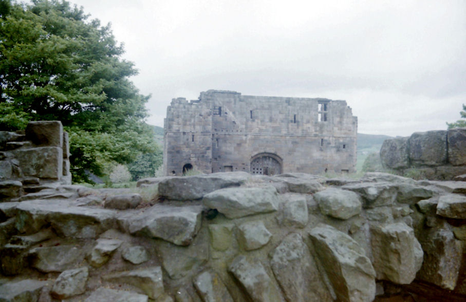 Another view of Whorlton Castle, North Riding of Yorkshire