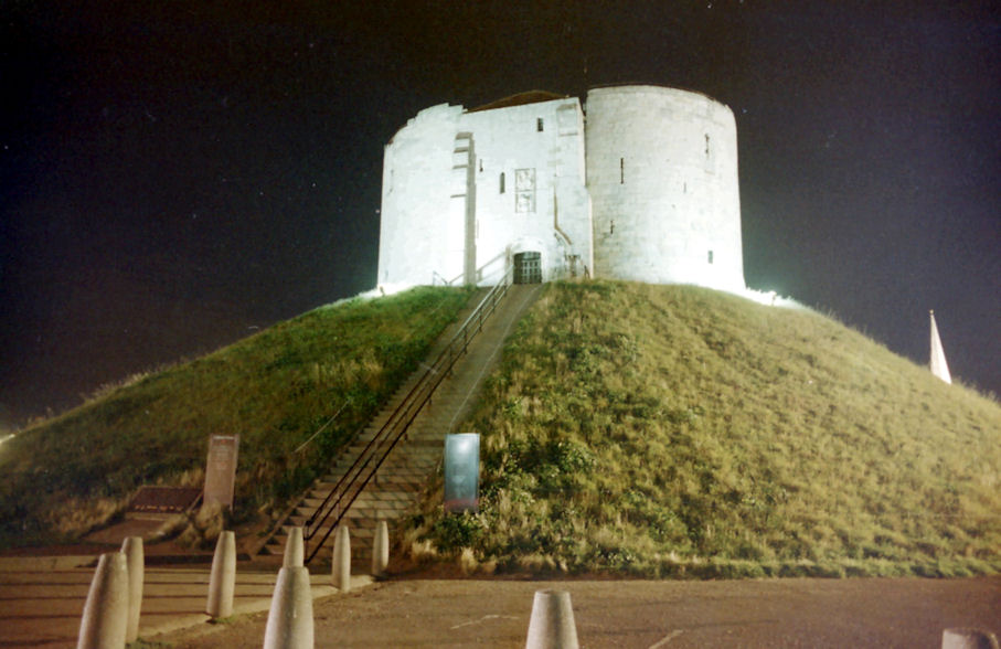 Clifford's Tower at Night, York, Yorkshire