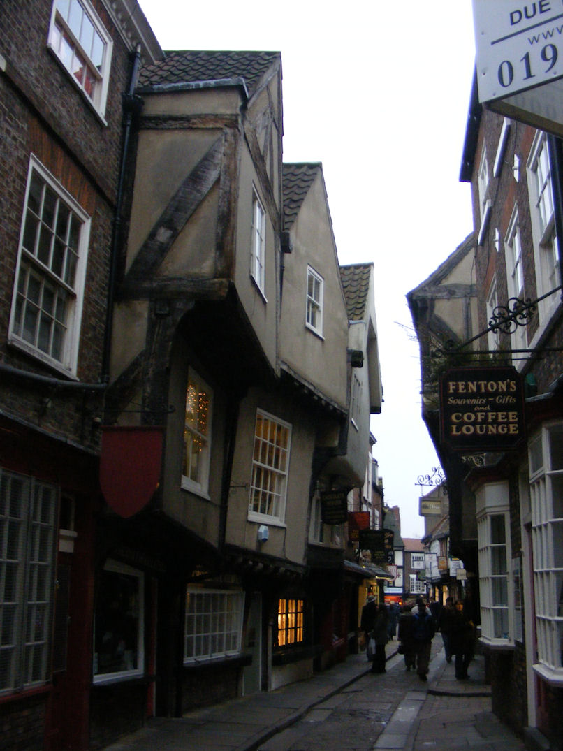 Another view of The Shambles, York, Yorkshire