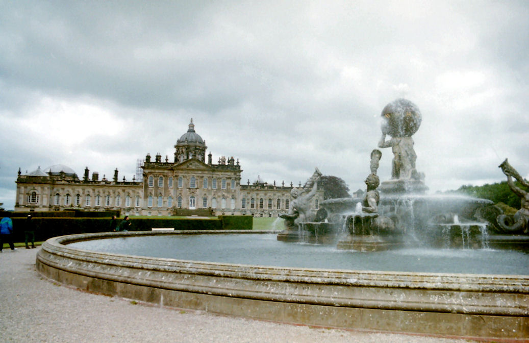 Castle Howard and Atlas Fountain, North Riding of Yorkshire