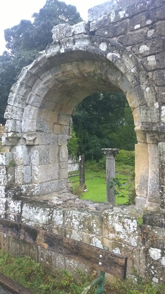 Archway at Jervaulx Abbey, North Riding of Yorkshire