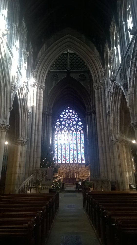 Interior of Doncaster Minster, West Riding of Yorkshire