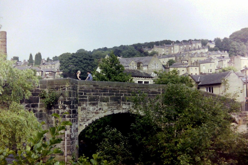 The Bridge in Hebden Bridge, West Riding of Yorkshire