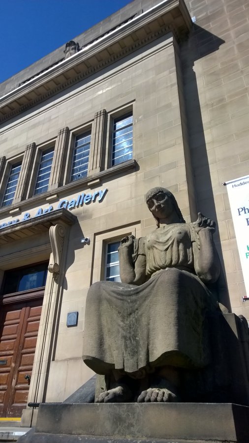 Art Deco at Huddersfield Central Library, West Riding of Yorkshire