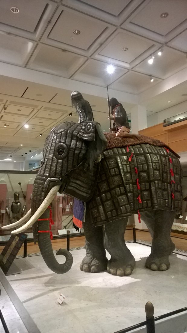 Another view of the Elephant Armour, Royal Armouries, Leeds, West Riding of Yorkshire