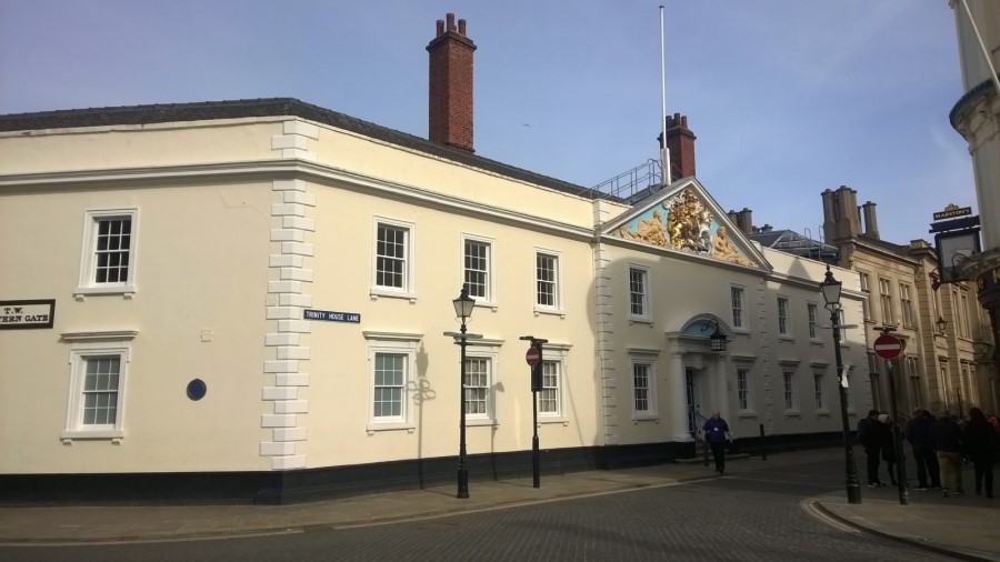 Old buildings in Posterngate, Hull, East Riding of Yorkshire