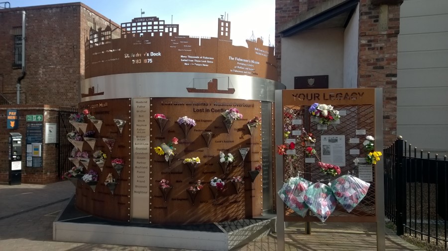 Memorial to Those Lost at Sea, Zebedee's Yard, Hull, East Riding of Yorkshire