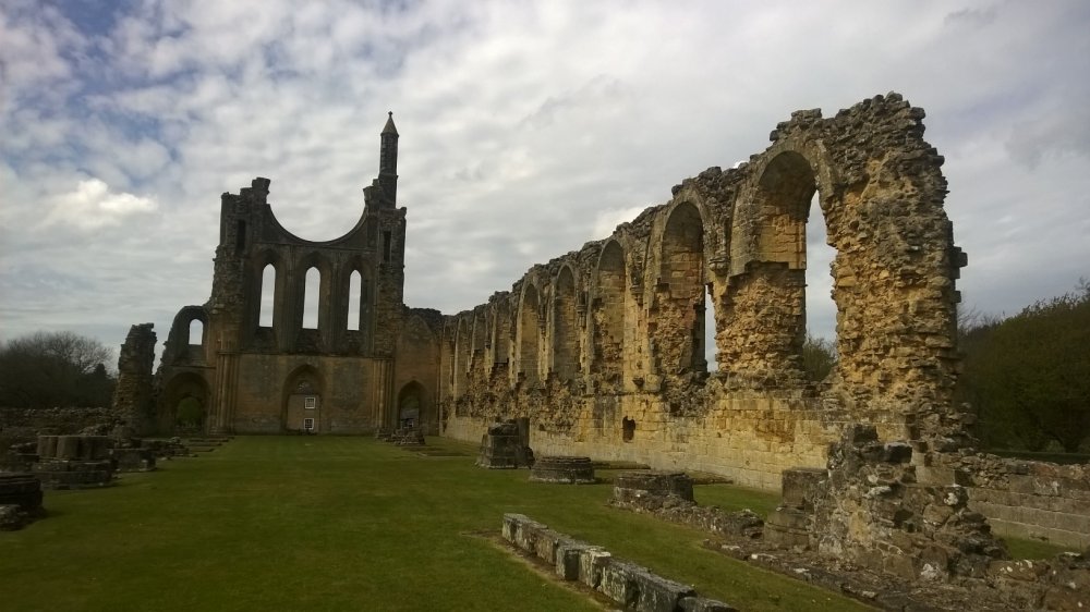 Main Church at Byland Abbey, North Riding of Yorkshire
