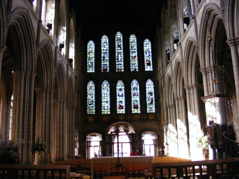 Another interior of Ripon Cathedral, West Riding of Yorkshire