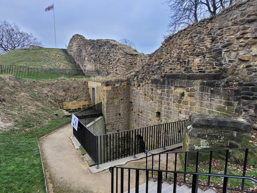 The Ruins of Pontefract Castle, West Riding of Yorkshire