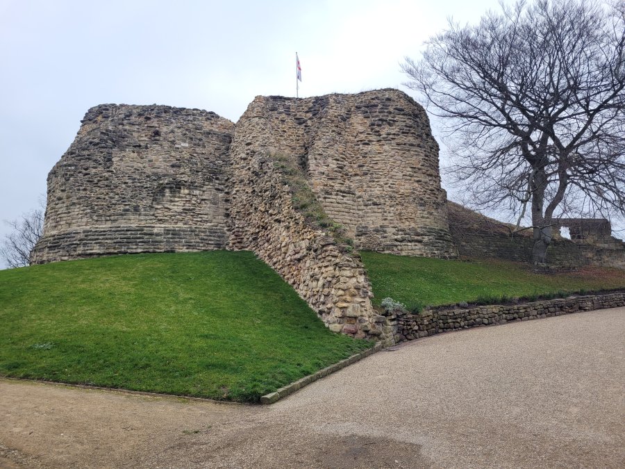 The Keep, Pontefract Castle, West Riding of Yorkshire