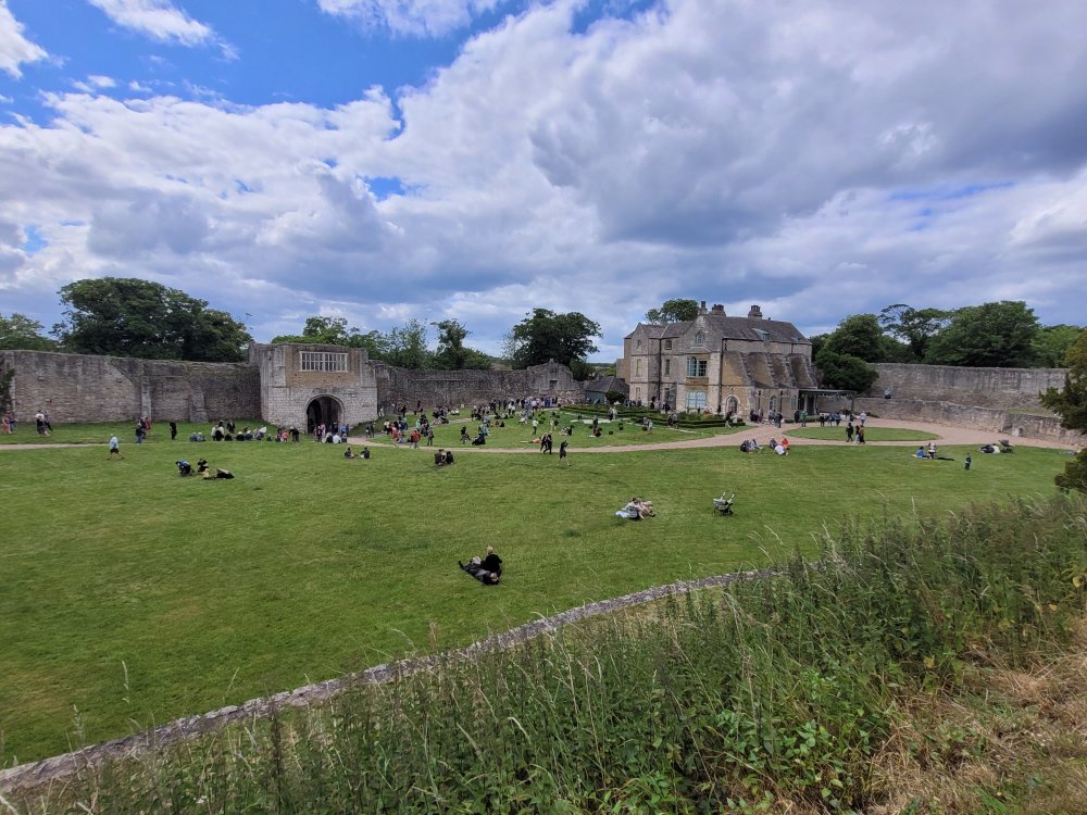 The Old and New bits of Tickhill Castle, West Riding of Yorkshire