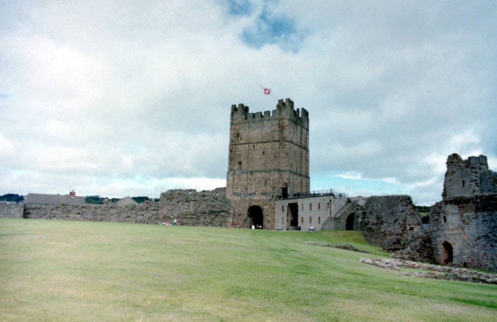 Richmond Castle courtyard, North Riding of Yorkshire