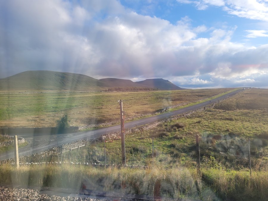 View from Ribblehead, Settle to Carlisle Railway, West Riding of Yorkshire